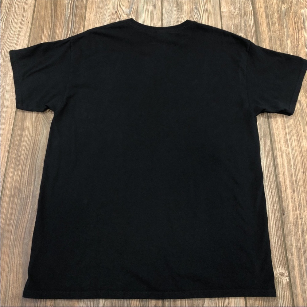 Fry American Muscle Blood, Sweat, and Gears Black Short Sleeve Tee Shirt - Picture 3 of 8